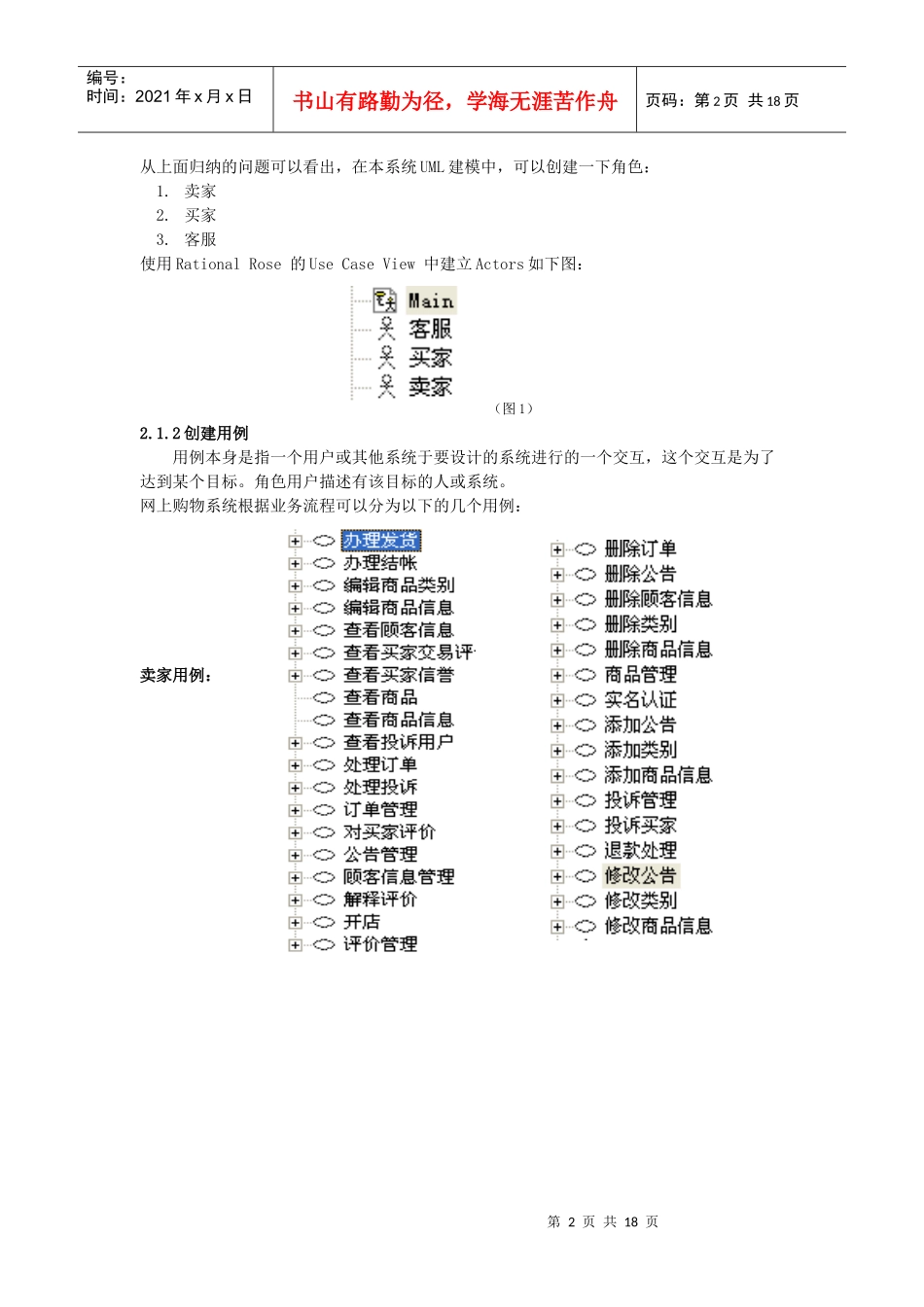 客服部角色用例图_第3页