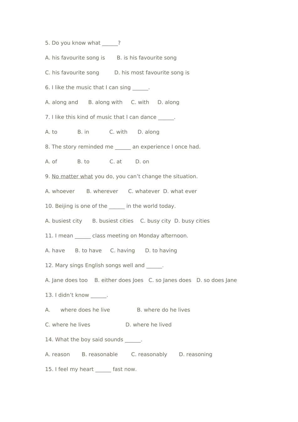 新目标英语九年级上册Unit6试卷52 _第2页