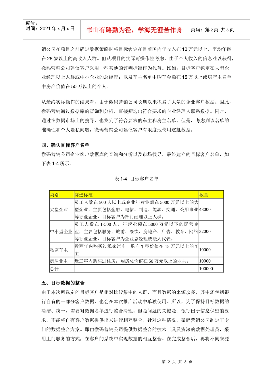 中国XX银行的营销分析_第2页