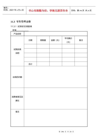 市场营销管理全案11