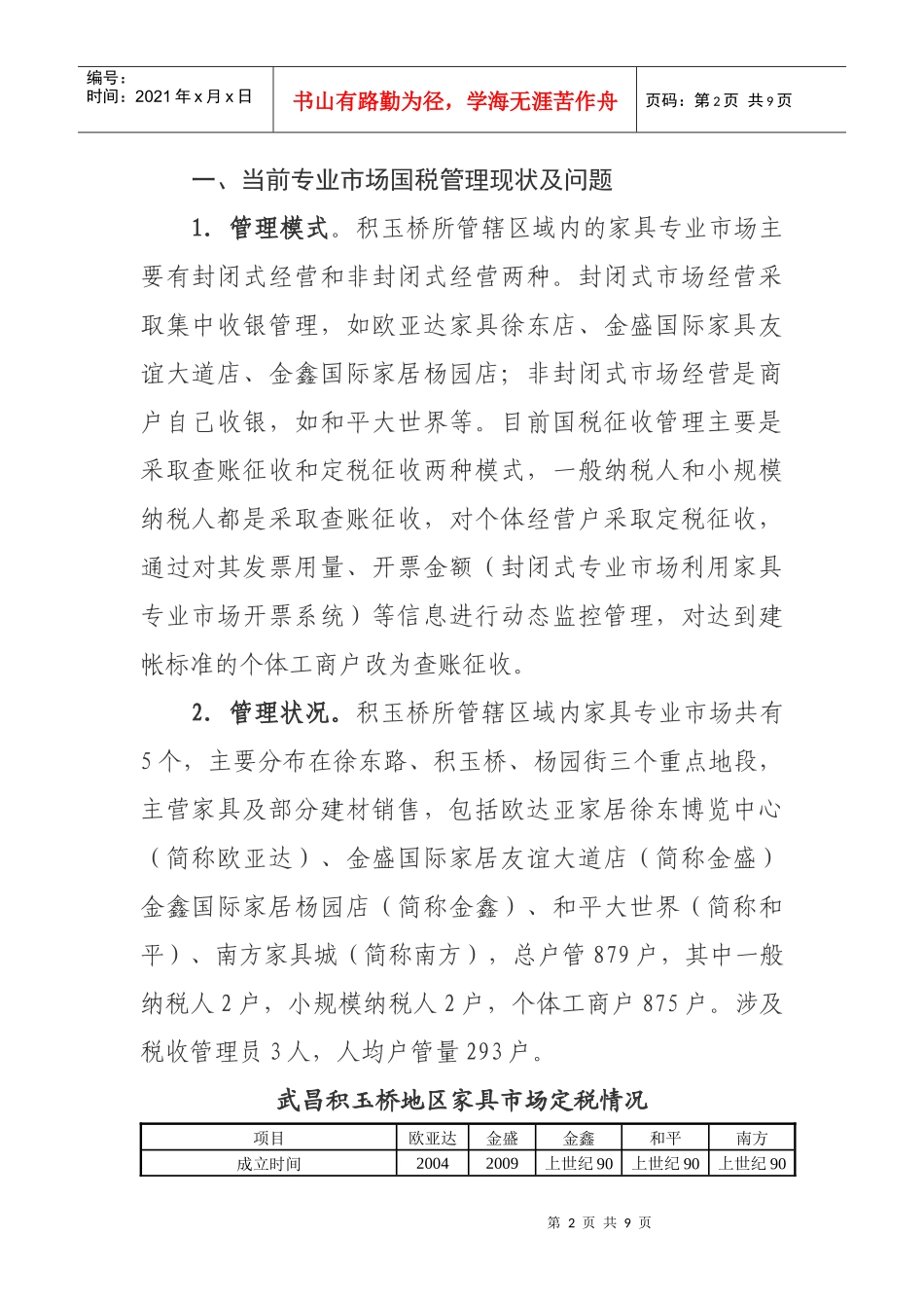 加强家具销售专业市场管理的研究_第2页