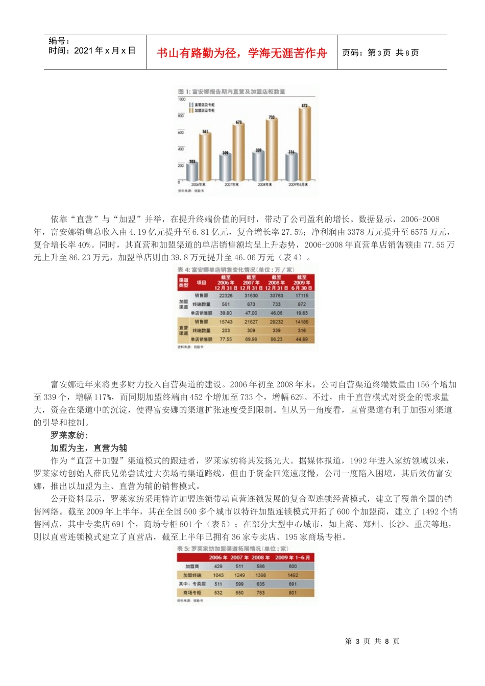 家纺行业的渠道之争_第3页
