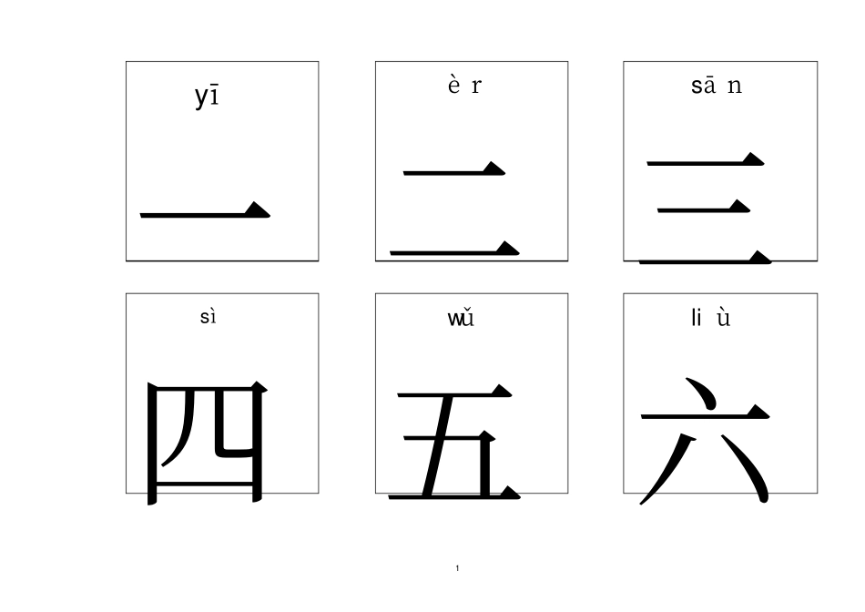幼儿园识字认字500个(打印版)_第1页