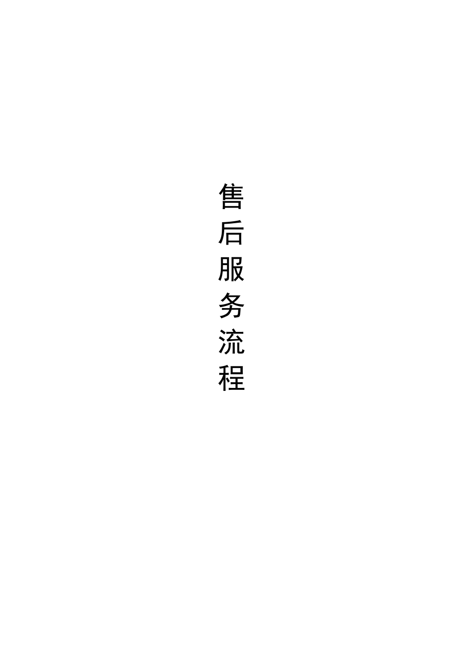 售后服务流程4718742429_第1页