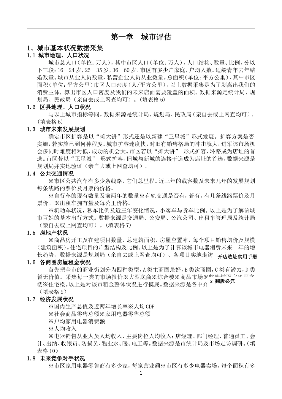 开店选址实用手册_第1页