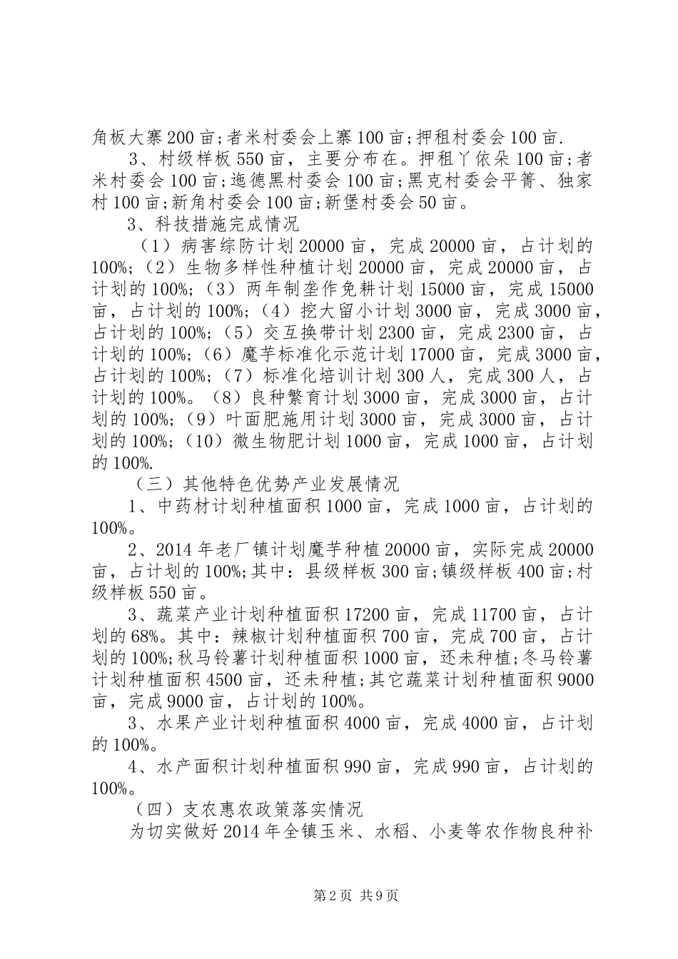 农技站半年工作总结_第2页