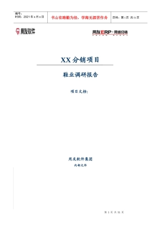 分销项目管理研究报告