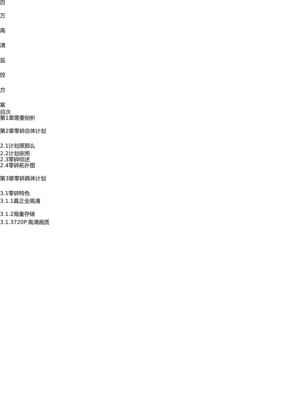 网络视频监控方案素材 _第1页