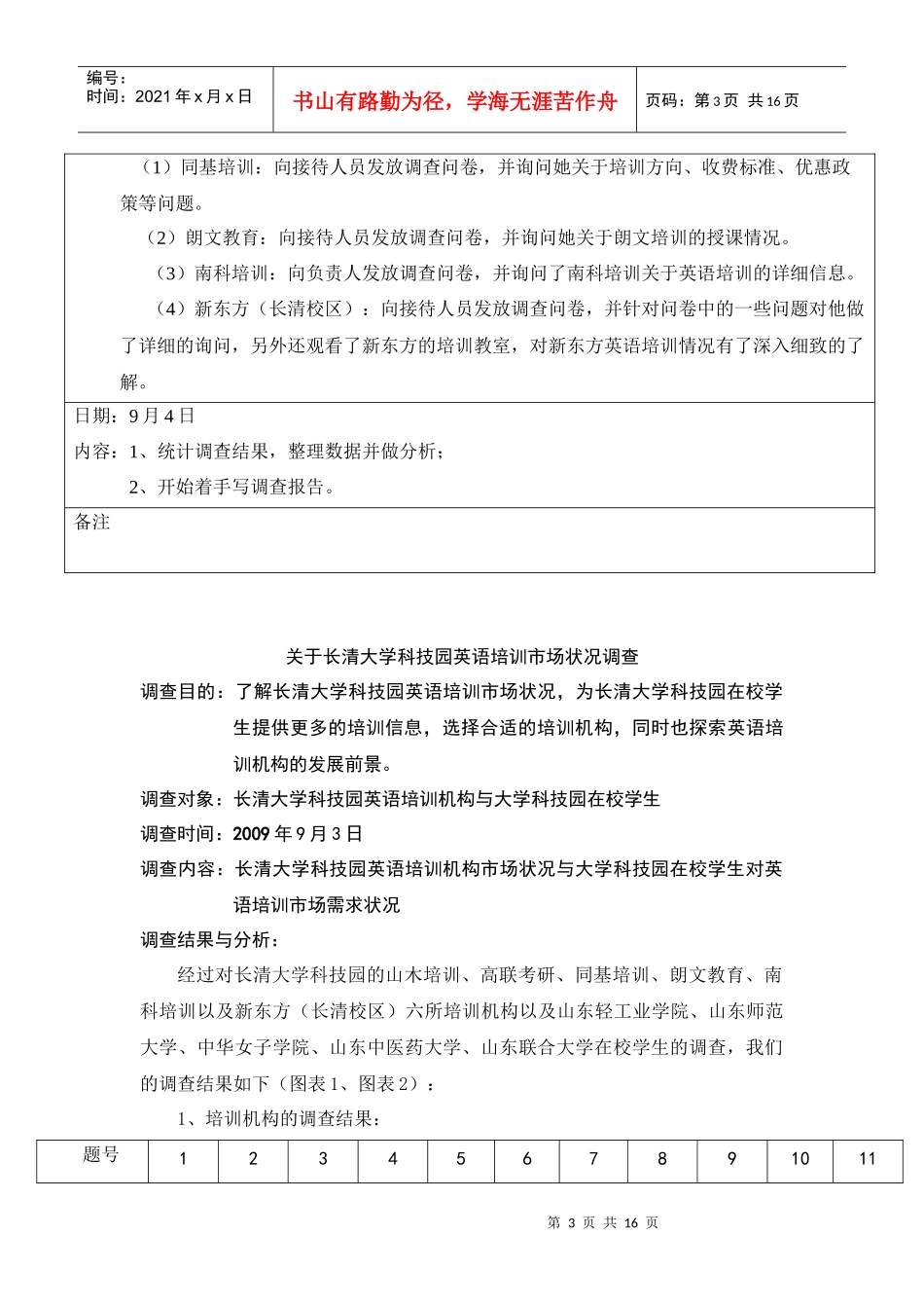 大学城培训市场调研—英语07徐源_第3页