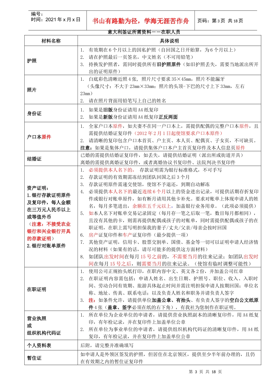 意大利ADS签证所需资料-120101客户版_第3页