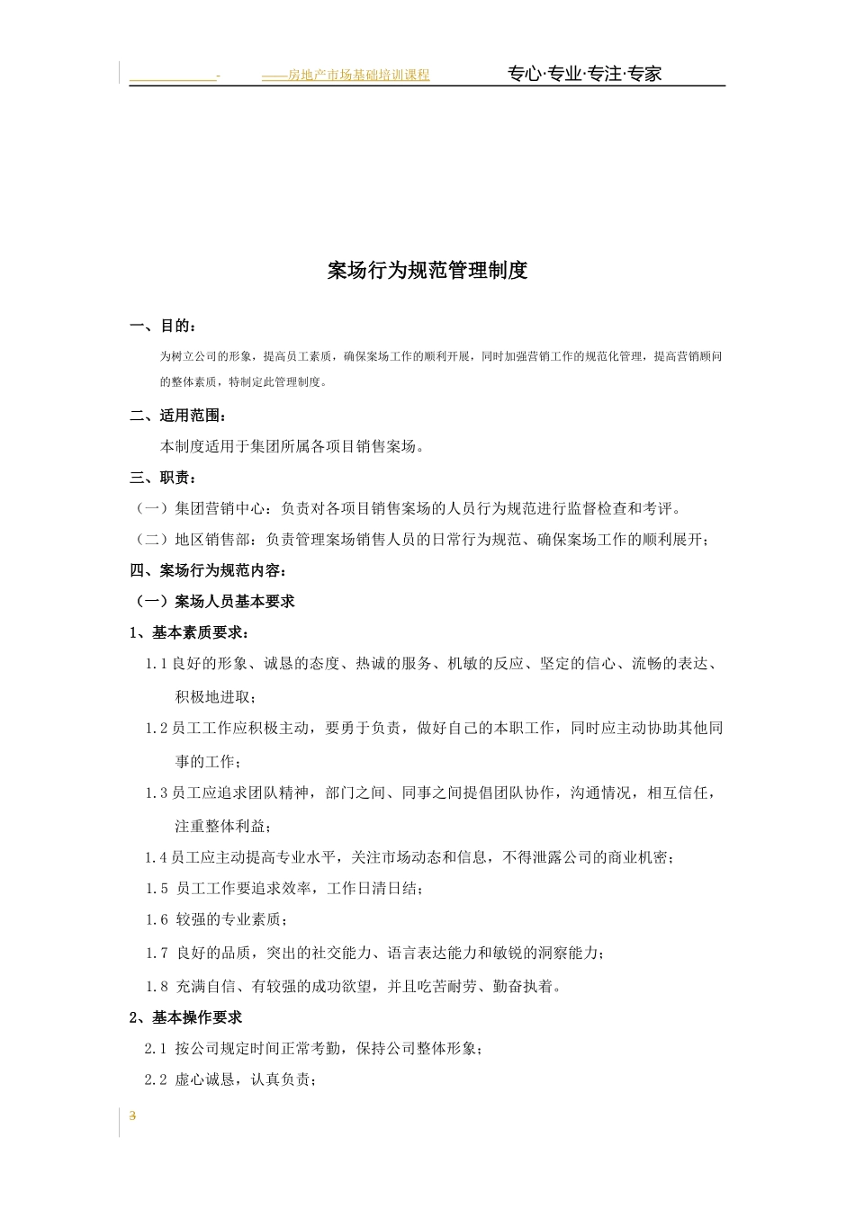 XXXX案场销售管理_第3页