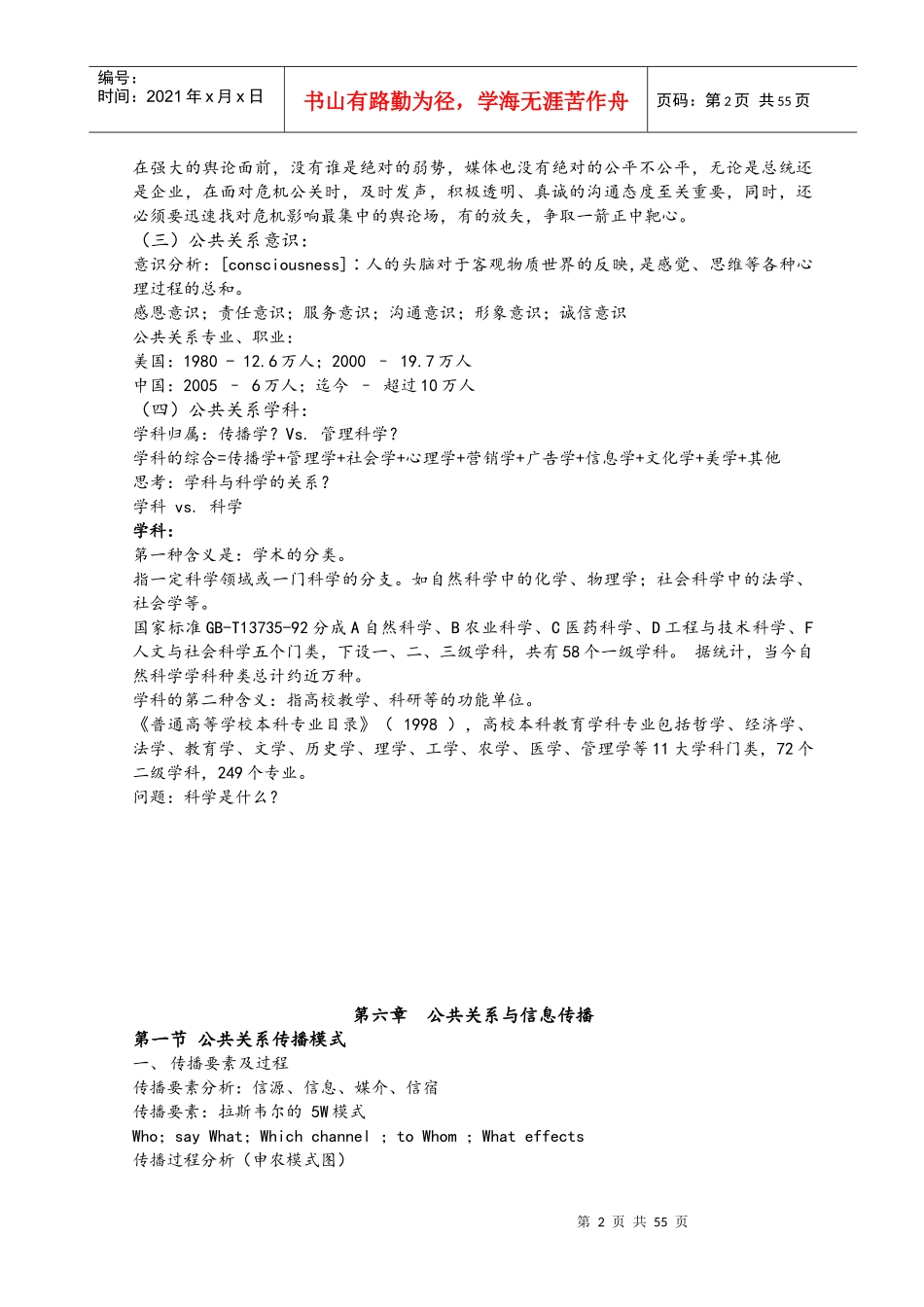 公共关系知识点培训教材_第2页