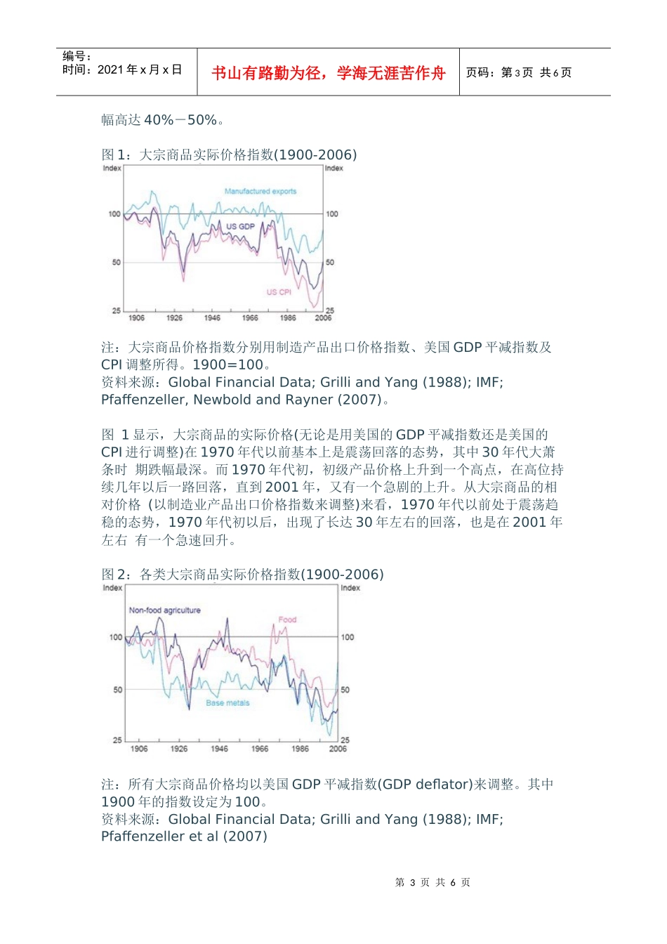 大宗商品价格变化和全球增长的周期性调整_第3页