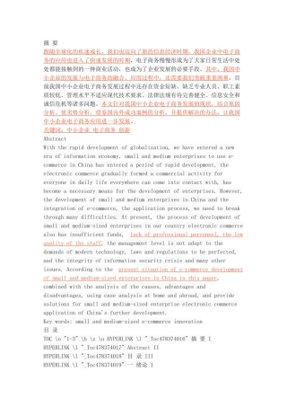 我国中小企业电子商务发展的策略 