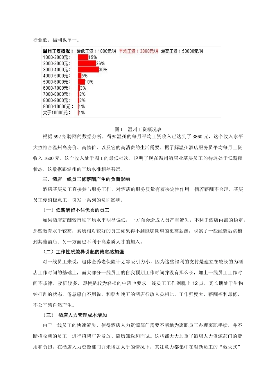提高温州酒店业一线员工薪酬的障碍分析_第2页