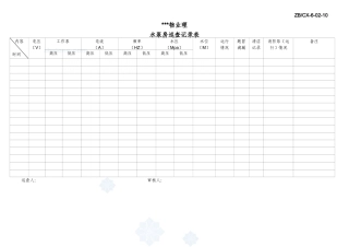 水泵房巡查记录表_secret