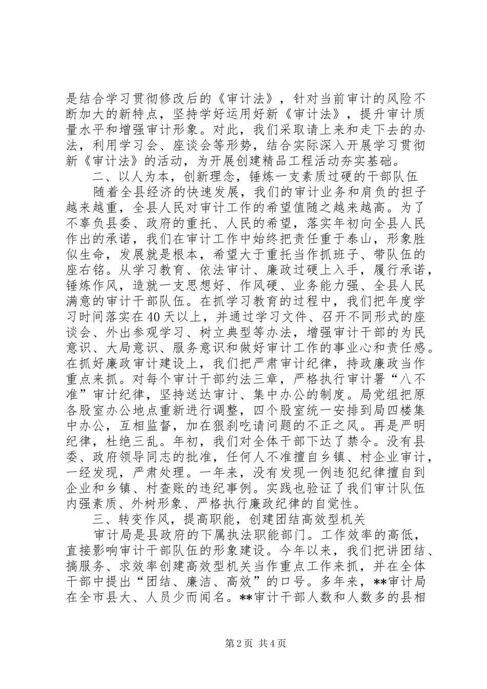 审计工作年终总结_第2页