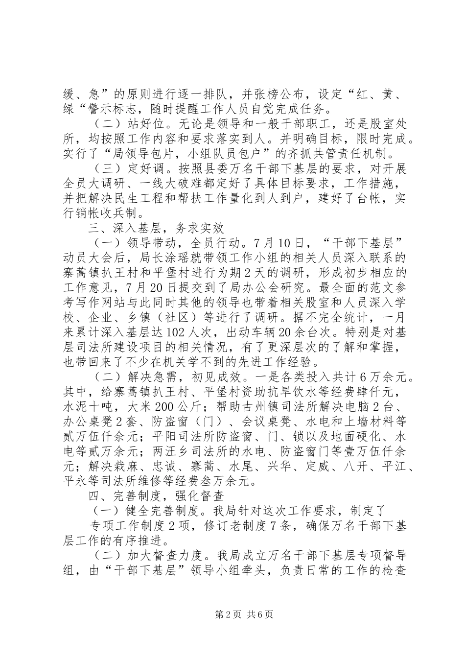 干部下社区工作总结_第2页