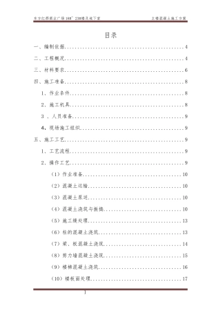 东方红郡混凝土工程专项施工方案(gai)