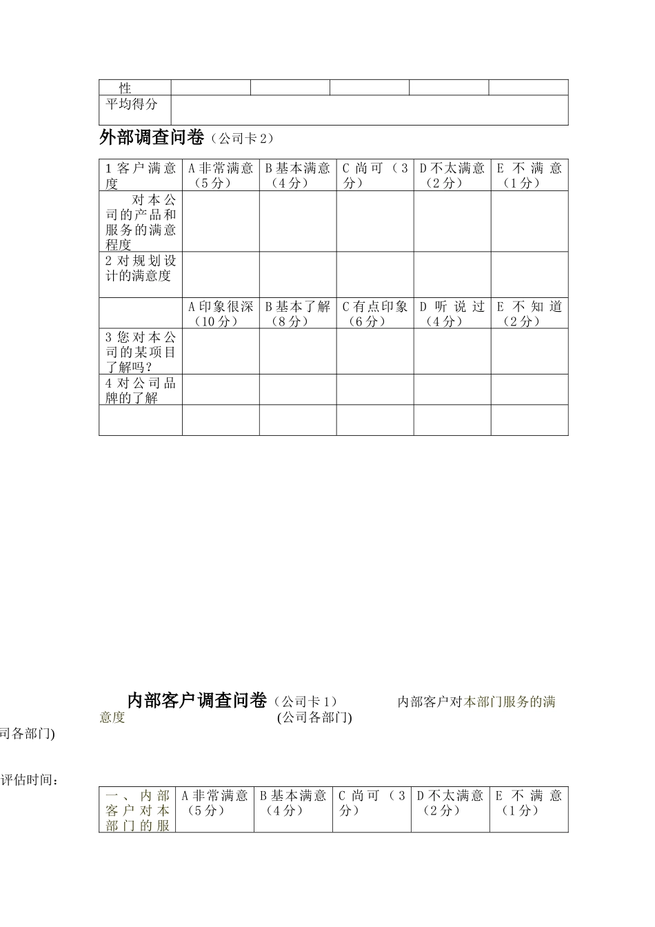 客户服务部绩效评估目标_第2页