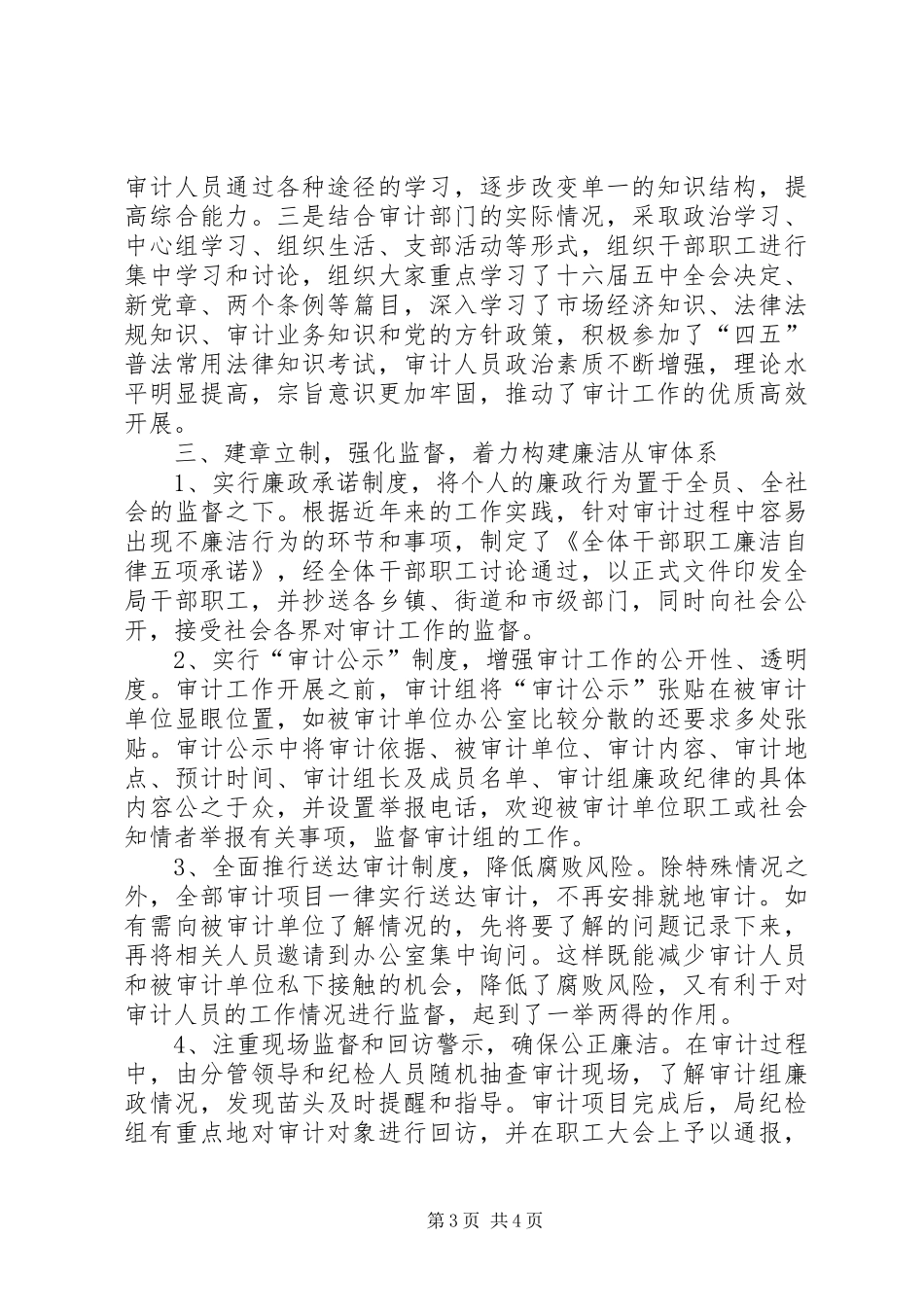 审计局领导班子工作总结_第3页