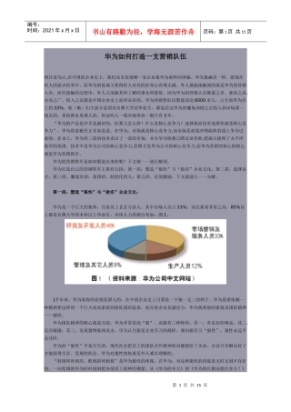 华为如何打造一支营销队伍