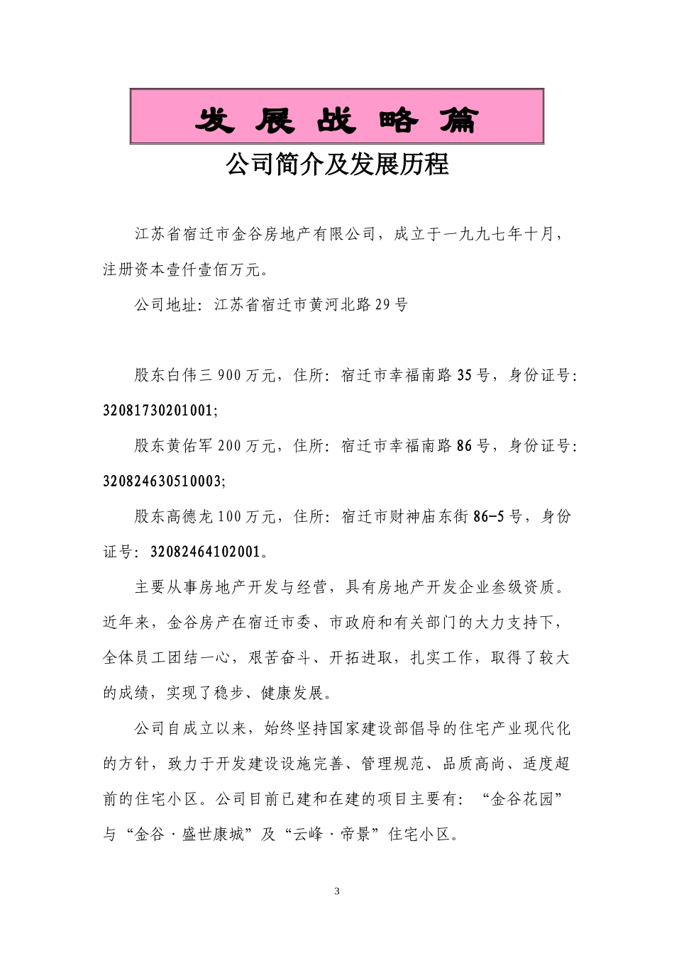 徐州宿迁金谷盛世康城项目全案营销策划方案90页_第3页