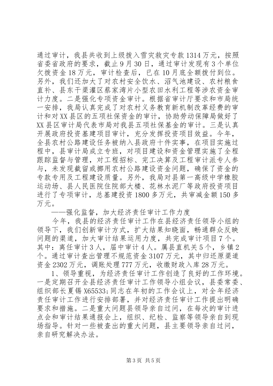 审计局年度审计管理总结_第3页