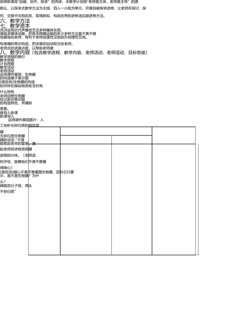 物质跨膜运输的方式教学设计 _第2页