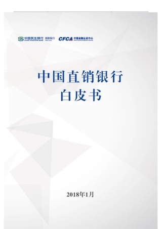 中国直销银行白皮书