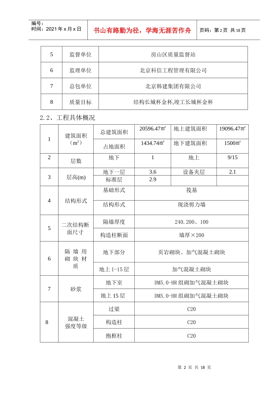 30#楼二次结构砌筑施工方案_第2页