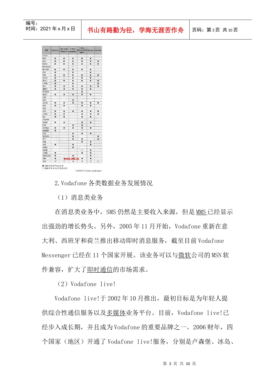 Vodafone移动数据业务的发展分析(1)_第3页
