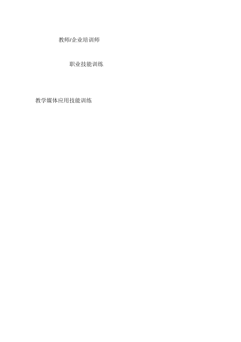 培训师职业训练教材教学媒体应用技能训练_第1页