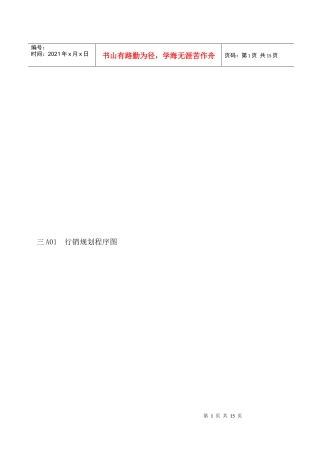 市场分析相关资料