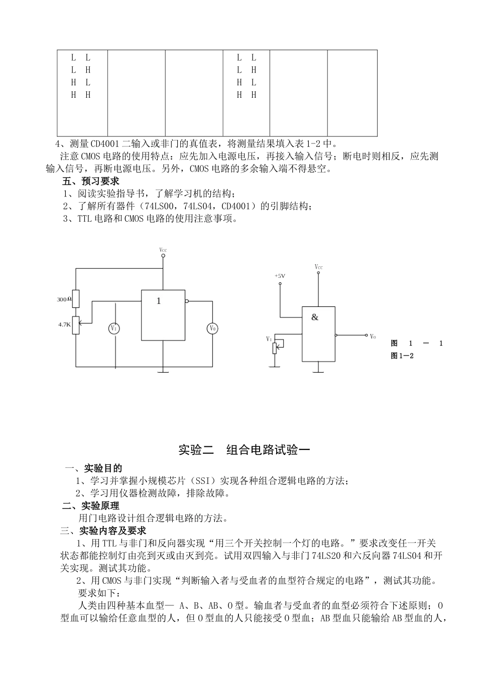 数字电子技术基础实验指导书_第2页