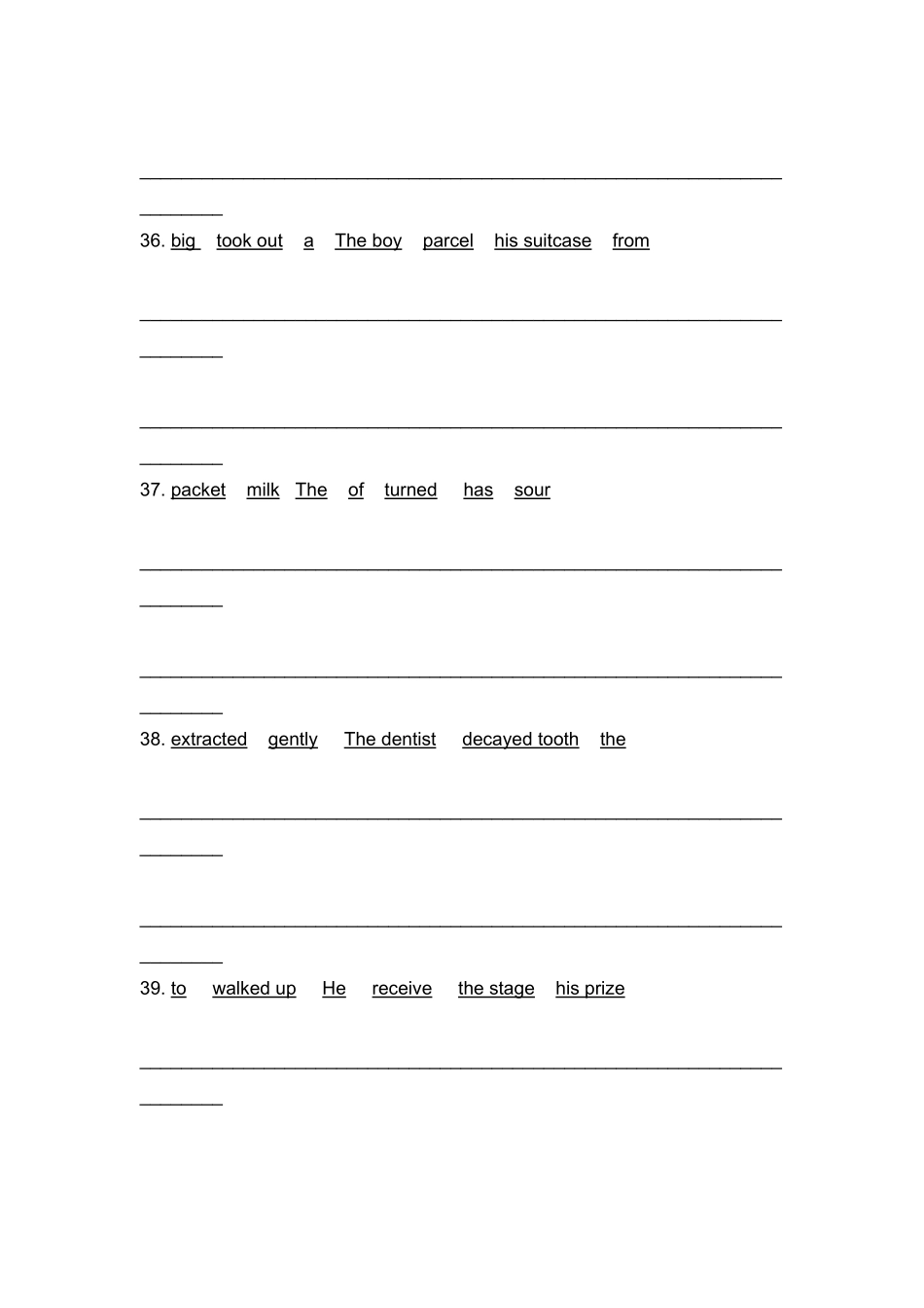 新加坡小学英语试卷二年级PRACTICE 102 _第3页