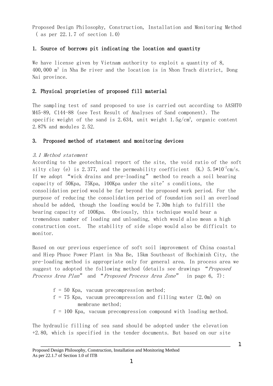 ConstructionStatementforPVC真空预压发处理软土地基施工方案(doc13)(1)_第1页