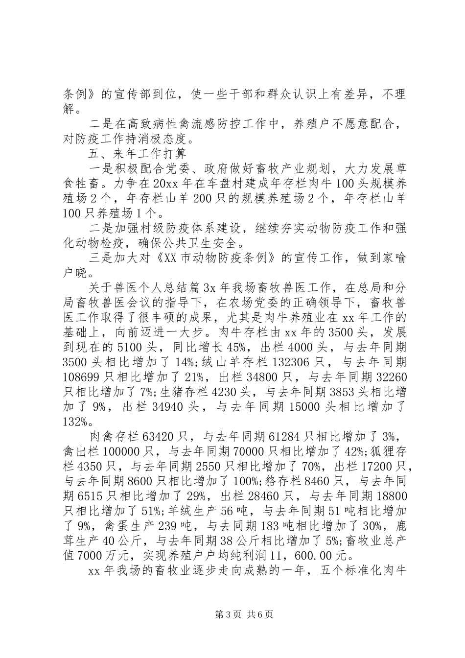 关于兽医个人总结_第3页