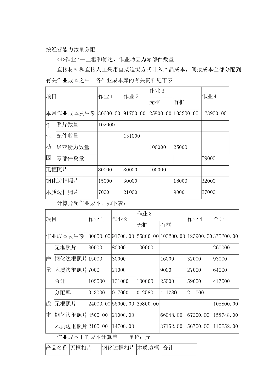 探析完全成本法、作业成本法和标准成本法的应用 _第3页