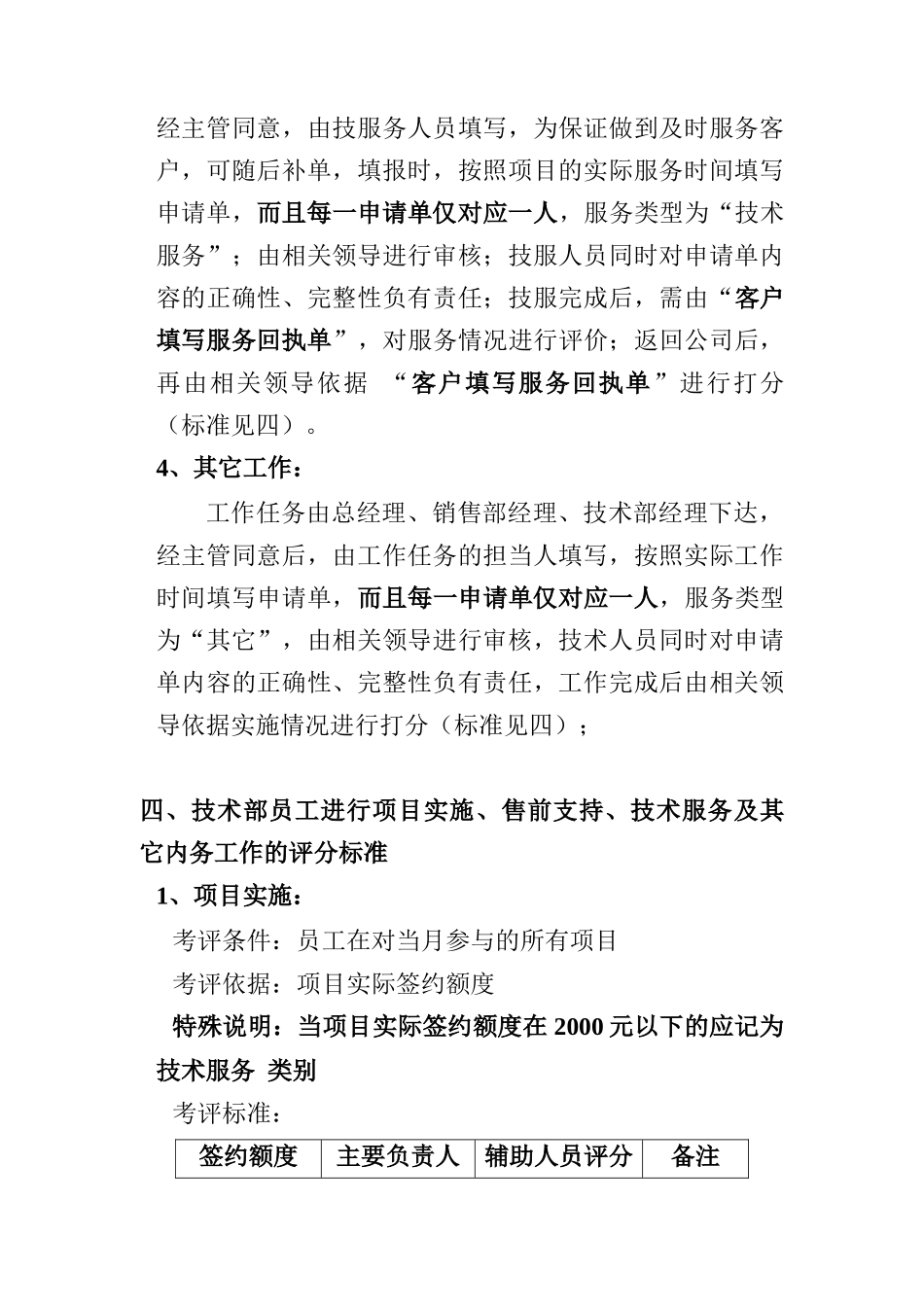 xx公司技术部业绩考核暂行办法_第3页