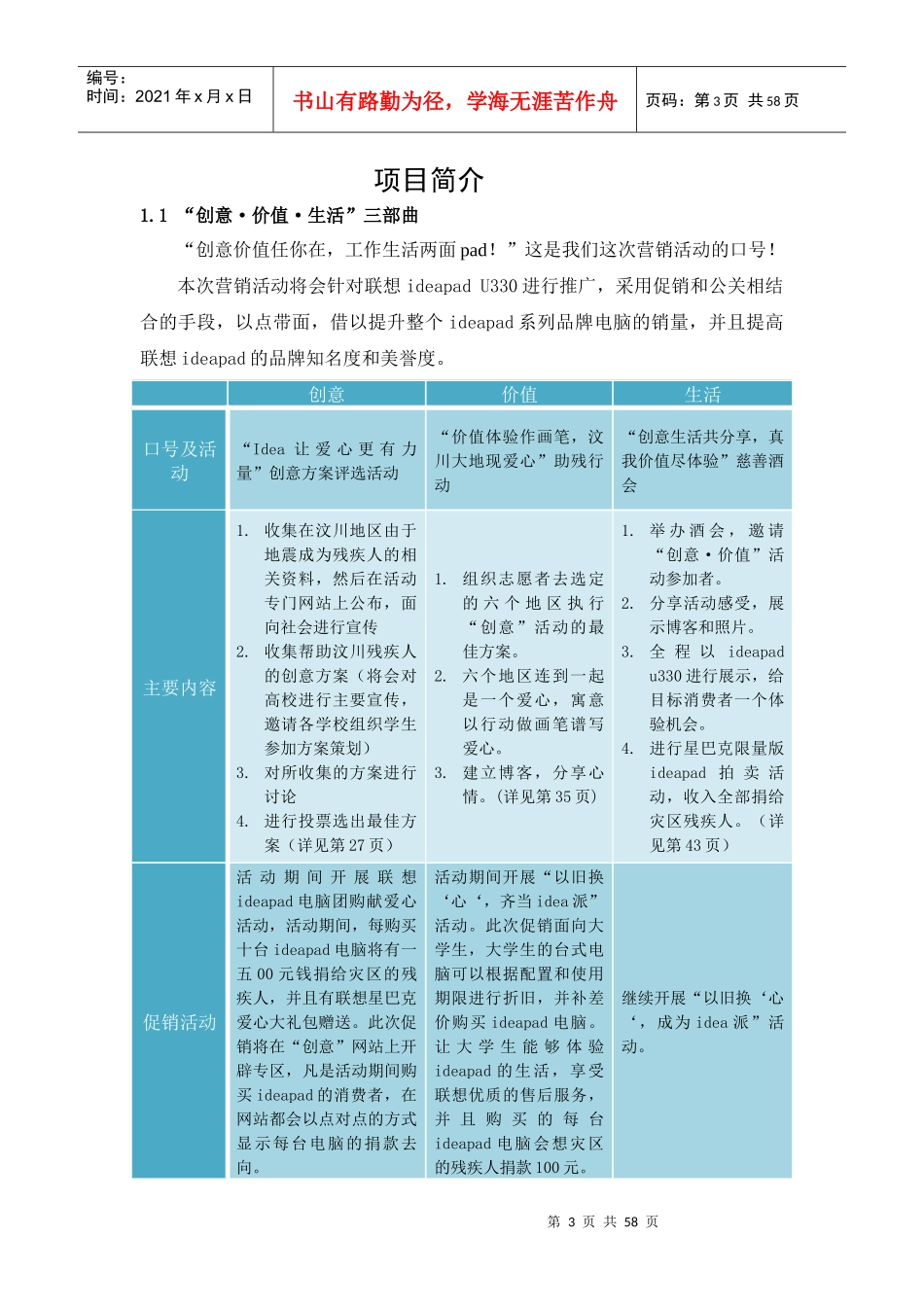 Sunny队营销策划_第3页