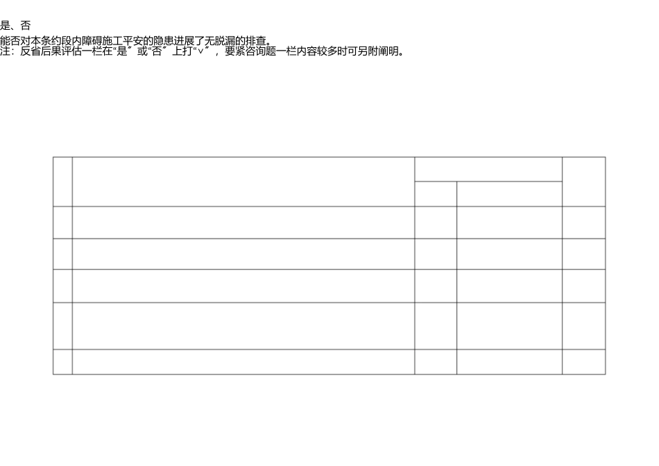 忻阜高速公路建设安全生产专项整治检查表 _第2页