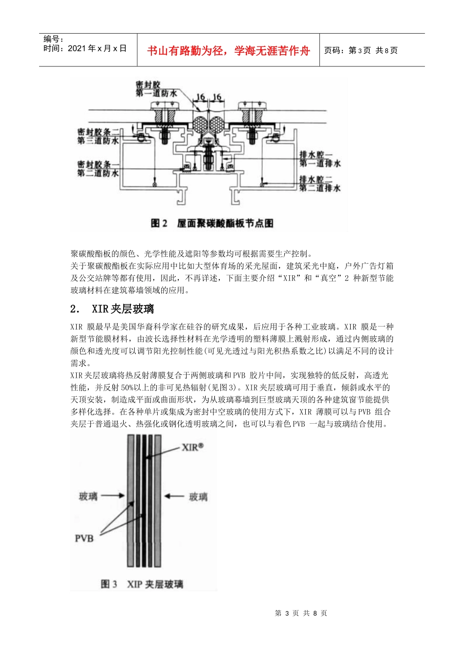 幕墙新型节能材料的性能和应用_第3页