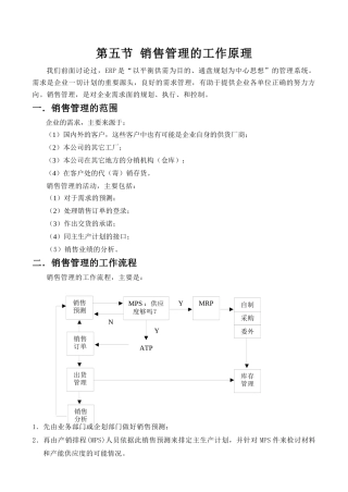 6销售管理的工作原理