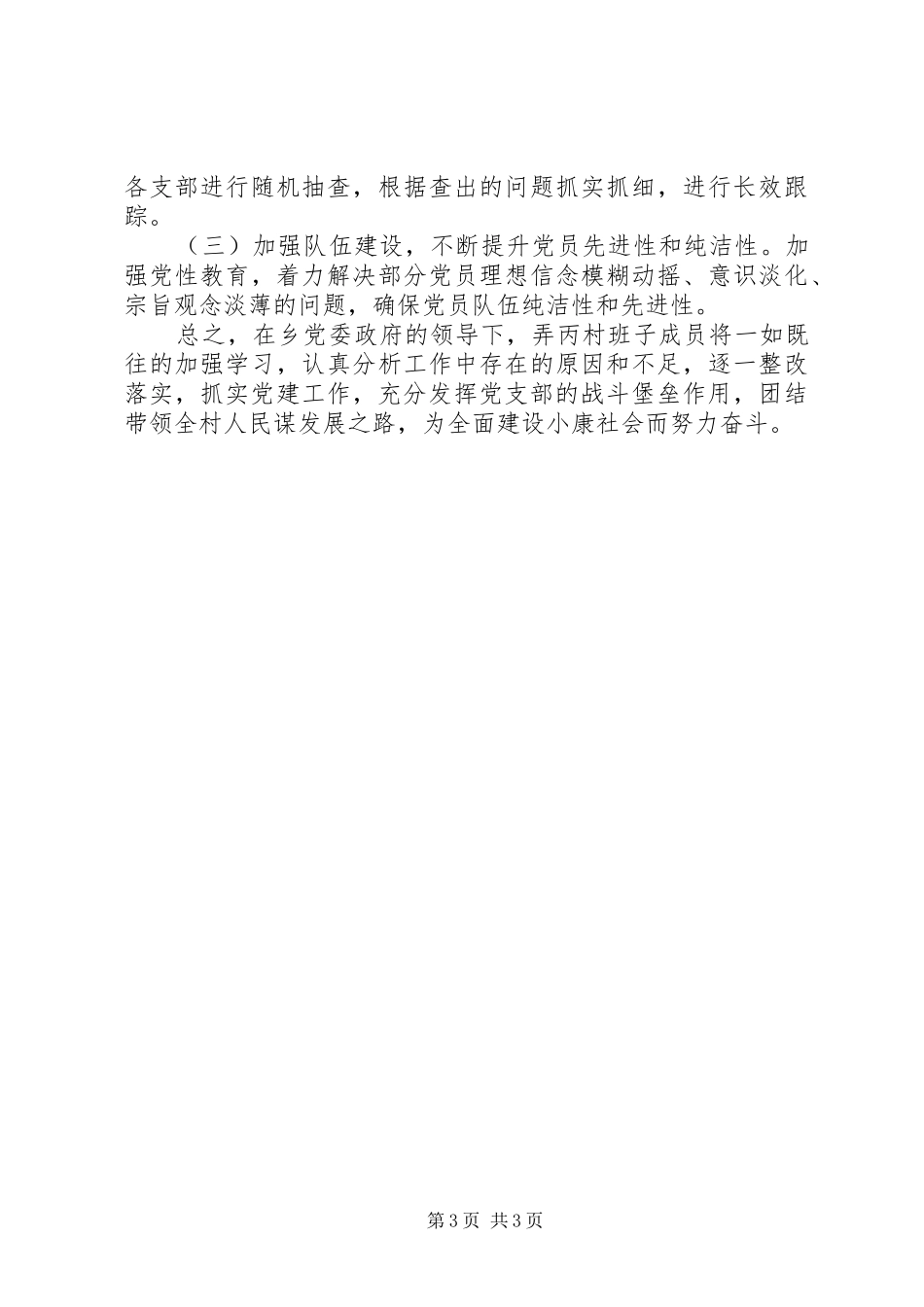 弄丙村党总支基层党建工作总结_第3页