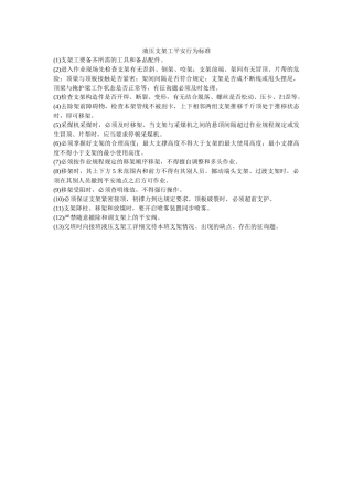 液压支ۥ架工安全行为规范精选 