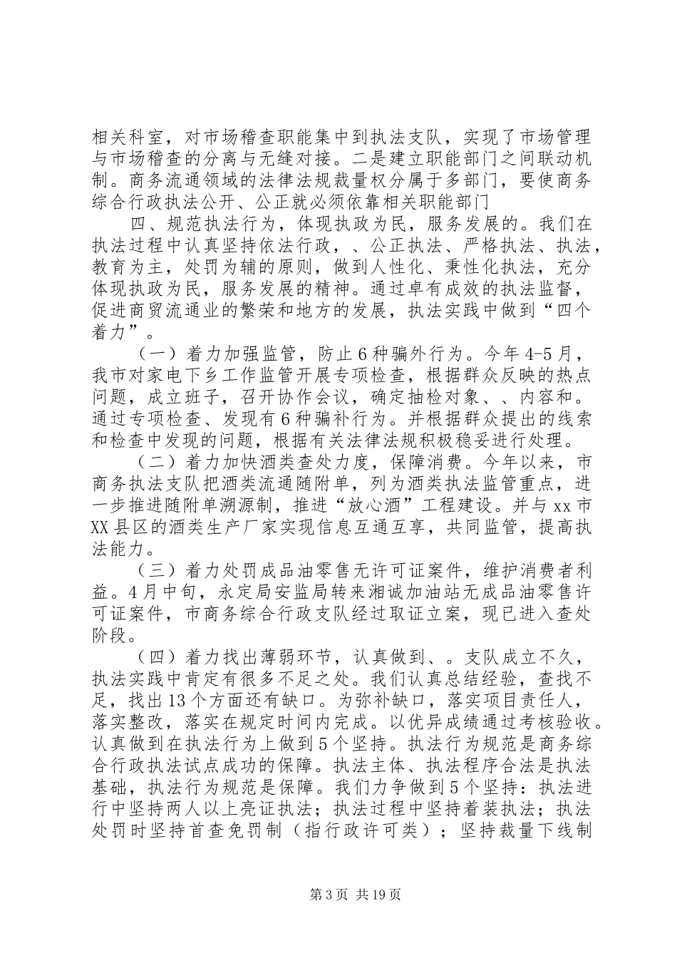 商务综合行政执法工作总结_第3页