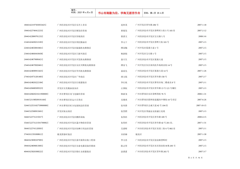 广州经济技术开发区国家税务局注销户公告_第2页