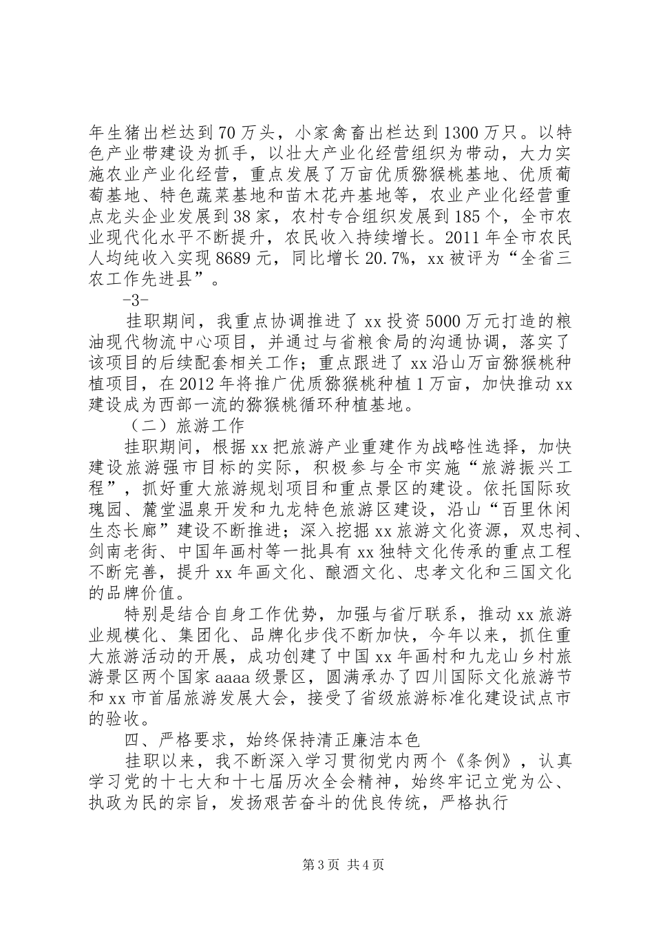 副市长挂职工作总结_第3页