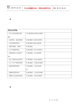 保健品营销知识讲义